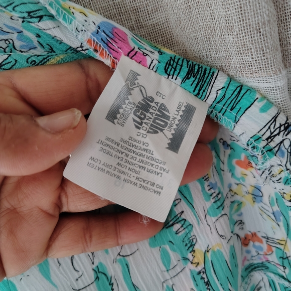 CeCe Green Abstract Print Jacket - Picture 10 of 10